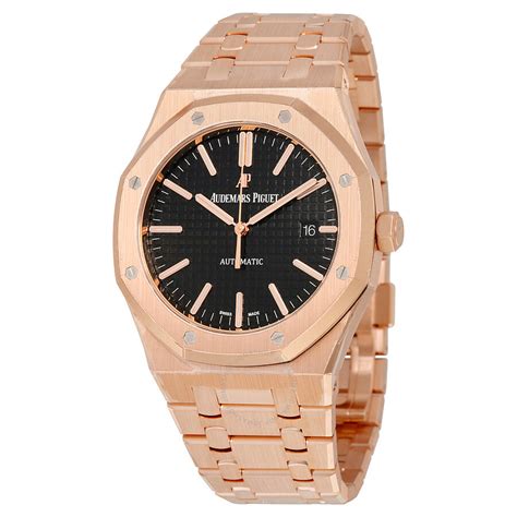 audemars piguet royal oak black and gold|piguet royal oak watch price.